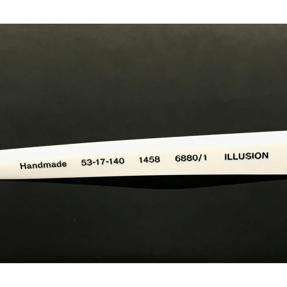 Gigi Studios Eyeglasses Frames ILLUSION 1458 6880/1 Black White Fade 53-17-140